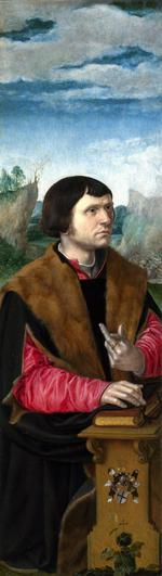 欧洲12-19世纪油画四_COECKE VAN AELST, Pieter - Donor - Left Hand Shutter